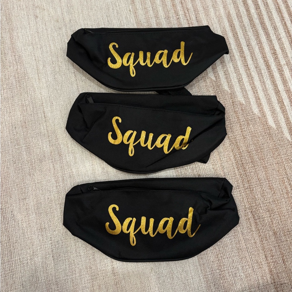 “Squad” fanny packs